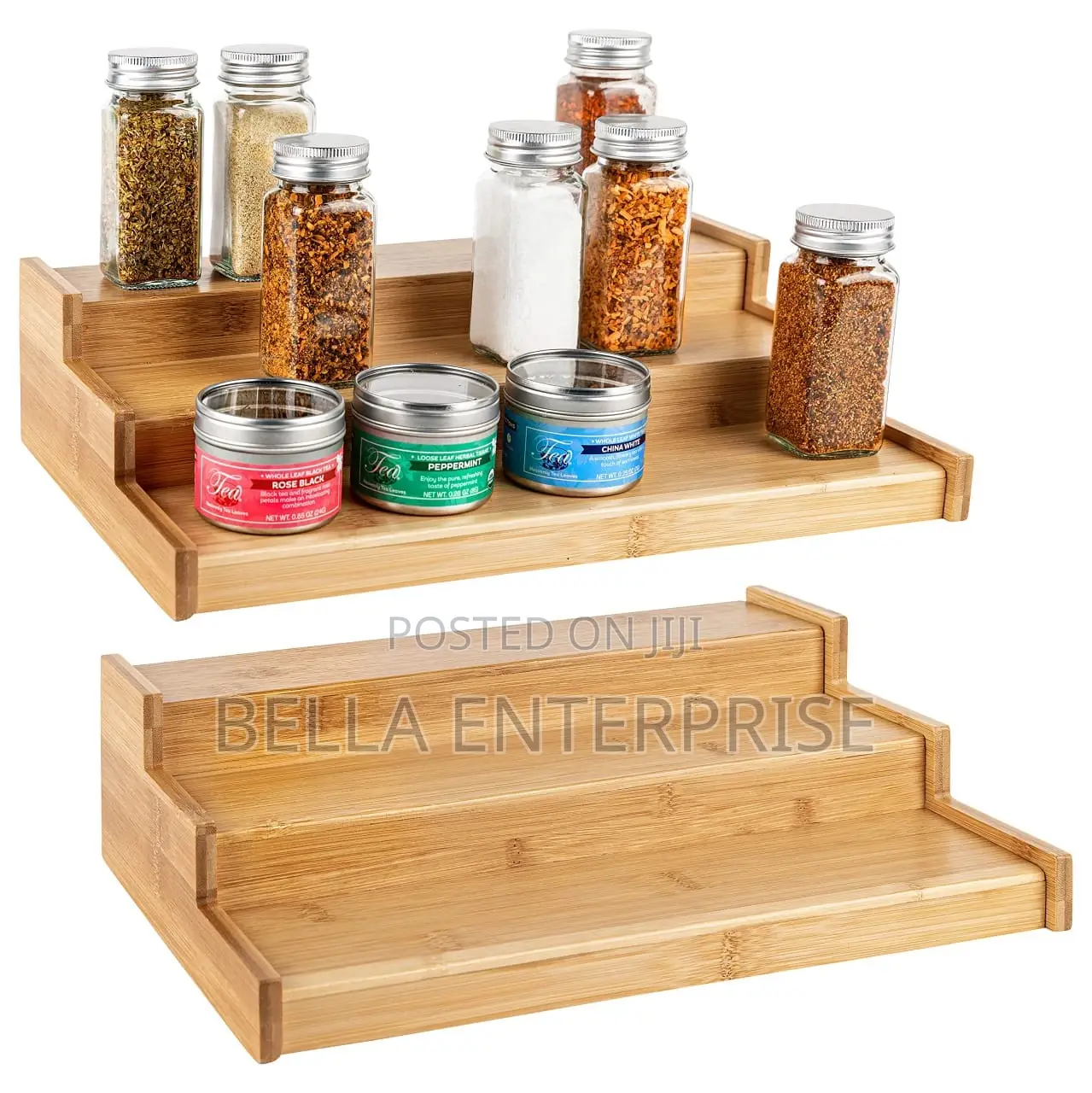 3 Step Multipurpose Bamboo Spice Organizer Now Available