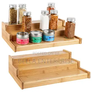 3 Step Multipurpose Bamboo Spice Organizer Now Available