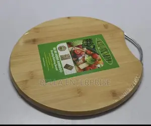 High Quality Round Bamboo Chopping Board With Handle Now Available