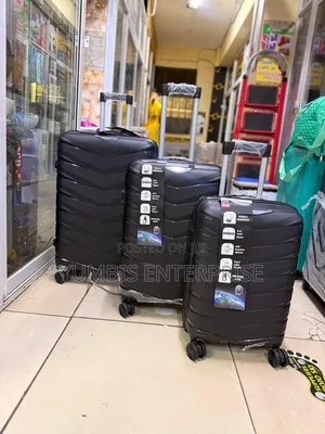 3 In1 Rubber Suitcase Set at 7000 Full Set Size 4