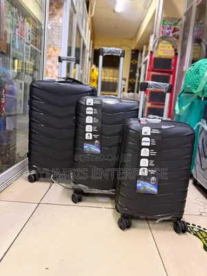 3 In1 Rubber Suitcase Set at 7000 Full Set Size 4