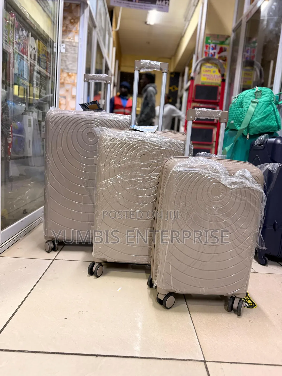 3 in 1 Rubber Unbreakable Suitcase Set
