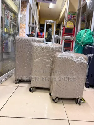 3 in 1 Rubber Unbreakable Suitcase Set