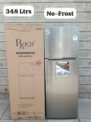 Roch 348l Double Door Non Frost Top Mounted Freezer Fridge