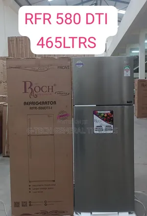 Roch 465l Double Door No Frost Refrigerator With Inverter Technology