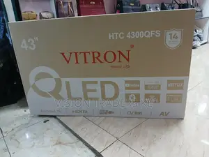 Vitron 43 Inches Qled Tv Vitron 43 Smart Android Qled Television.