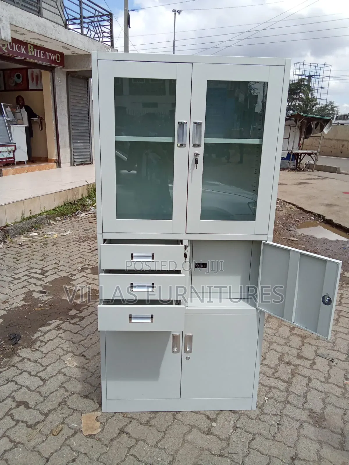 Document Storage Cabinet With Safe