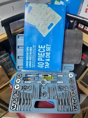 Commercial Tap And Die Set 40 Piece With Handles
