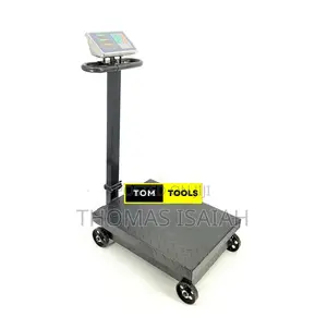 600kg Industrial Platform Digital Scale With Caster Wheels