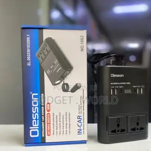 1662 Olesson 150w Car Power Inverter– Dc 12v to Ac 220v/Compact Design
