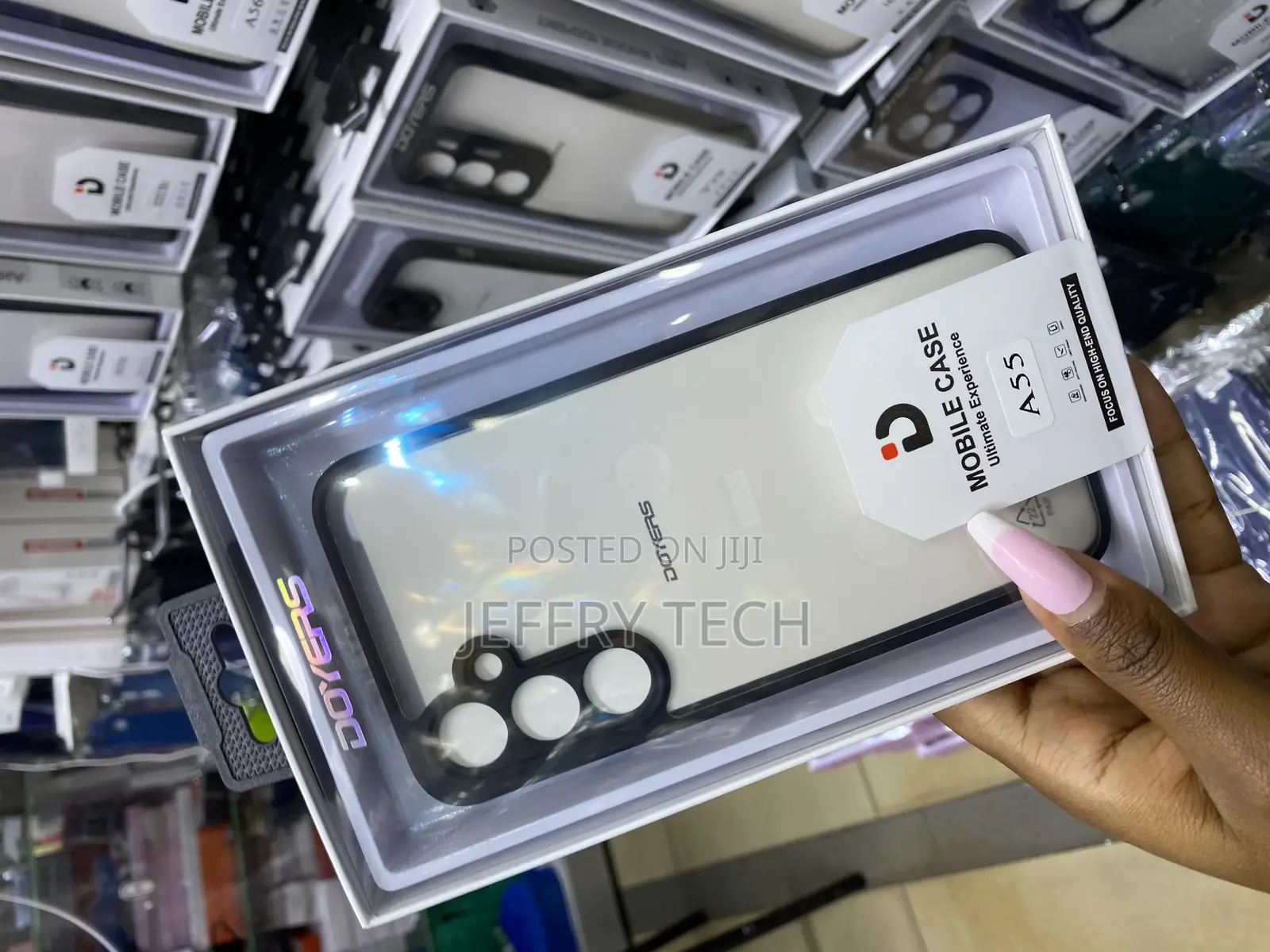 Changjia Samsung Galaxy A55 5g Doyer Clear Case With Boaders