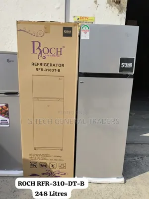 Roch 248l Double Door Defrost Refrigerator