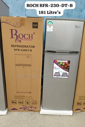 Roch 181l Double Door Direct Cool Refrigerator Rfr-230-dt-b