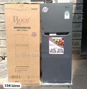 Roch 138l Double Door Direct Cool Refrigerator Rfr-175-dt-i