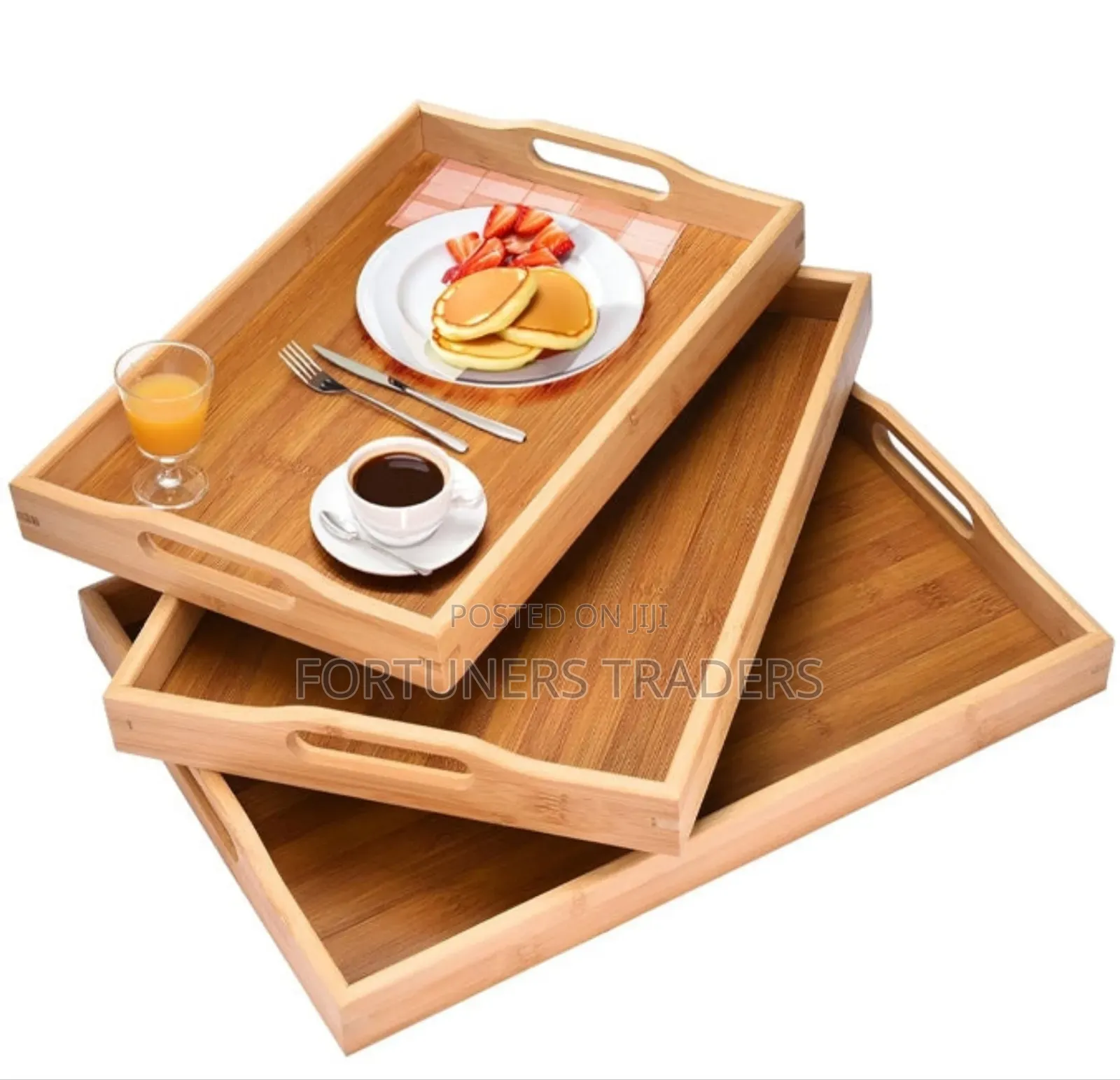3pcs Wooden Marble Trays