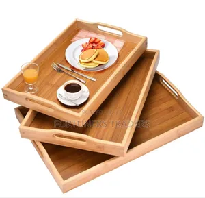 3pcs Wooden Marble Trays