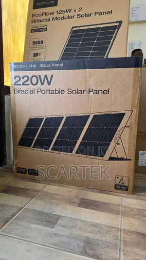 Ecoflow 220w Bifacial Portable Solar Pannel