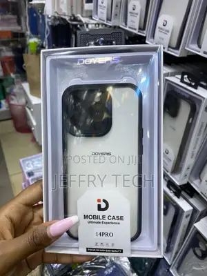 Mukass Transparent Doyers Back Cover for iPhone 14 Pro