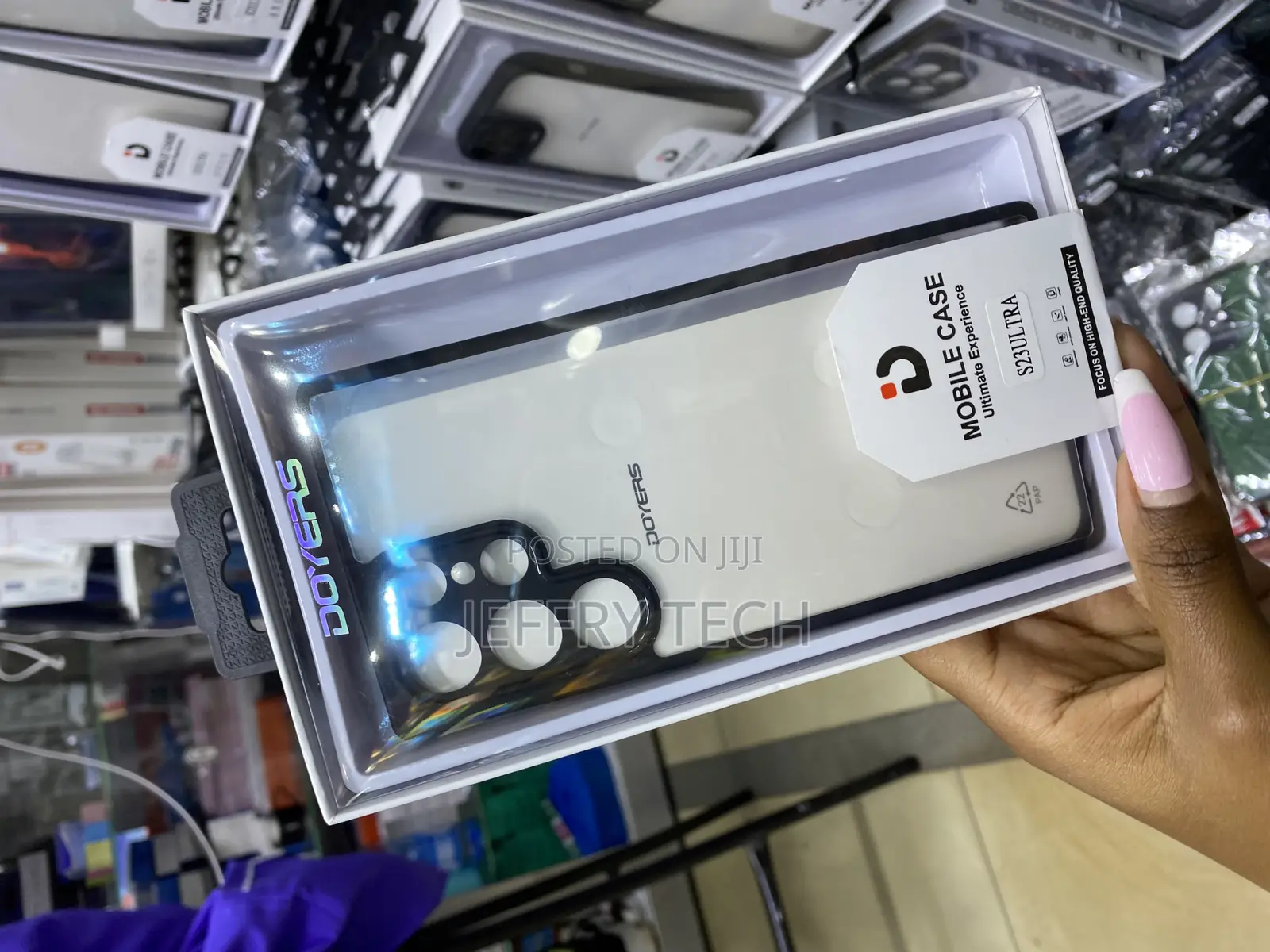Mivea Samsung Galaxy S22 Ultra Transparent Doyer Case