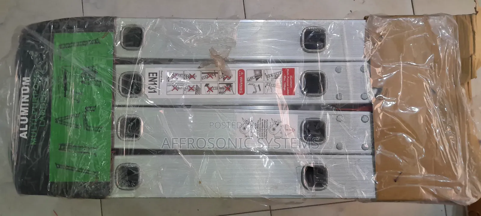 8ft Multipurpose Aluminum Ladder