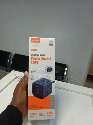 Ldnio Sc3319 Universal Outlet 6 in 1 10a 2500w Power Socket Cube