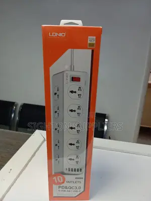 Ldnio 2 Universal Outlets Wall Power Socket 2500w -Sc2413