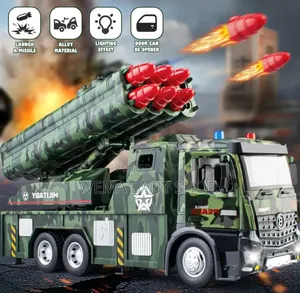 Functional Military Missile Launch Vehicle Toy Truck.