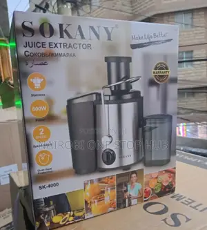 Sokany 800w Stainless Juice Extractor