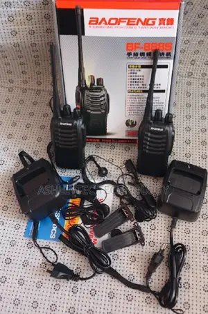 2pcs Pack of Outdoor Security Baofeng Bf-888s Handheld Walkie Talkies