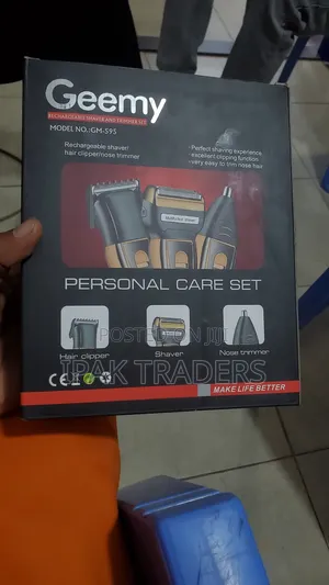 Geemy Rechargeable Electric Hair Clipper Beard Trimmer