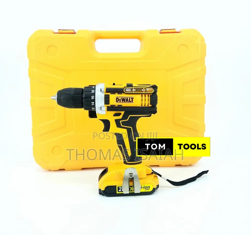 Dewalt 60pcs Tool Kit With Powerful 21v Cordless Drill