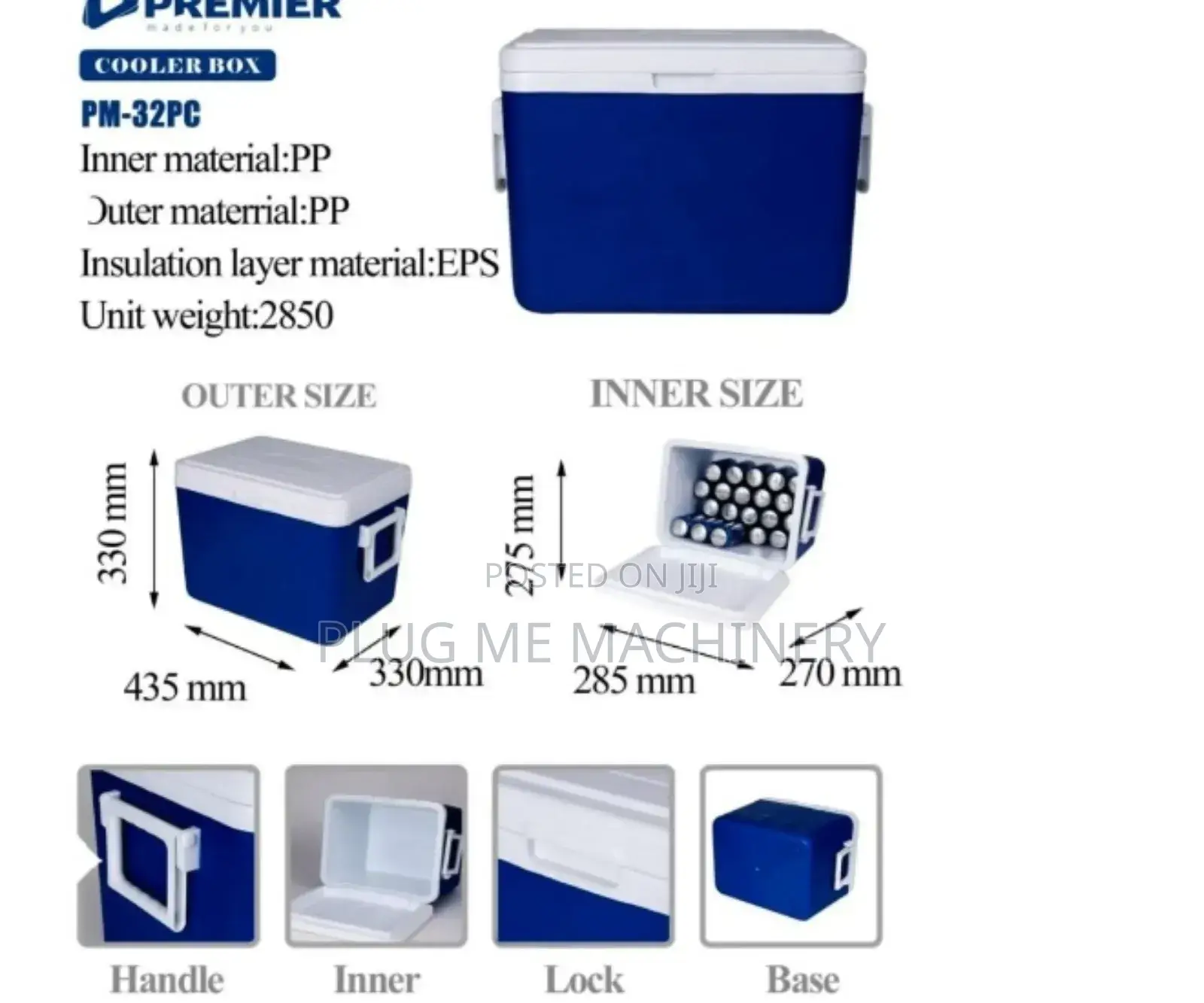 Portable Cooler Box/Quality Durable Cooler Box