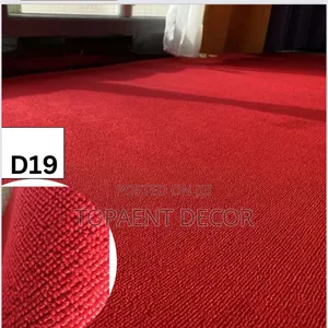Dining Room Bright Red Delta 4mm Thick Fixing and Supply