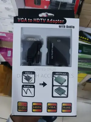 Vga to Hdmi Converter Adapter, Vga Male to Hdmi Female Cable Converter