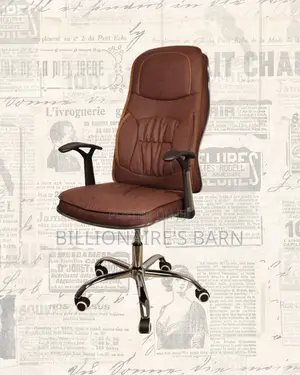 Pro-Grade Ergonomic Executive Leather Chair — Boosts Posture Focus
