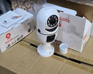 Double Lens PTZ Bulb Wifi Camera