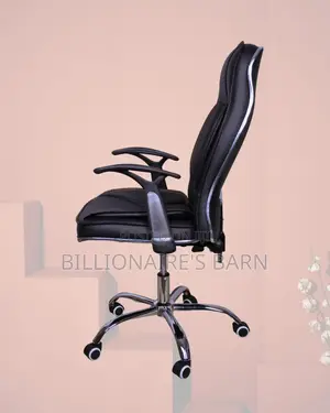 Executive Leather Office Chair | Quiet-Roll Steel Frame