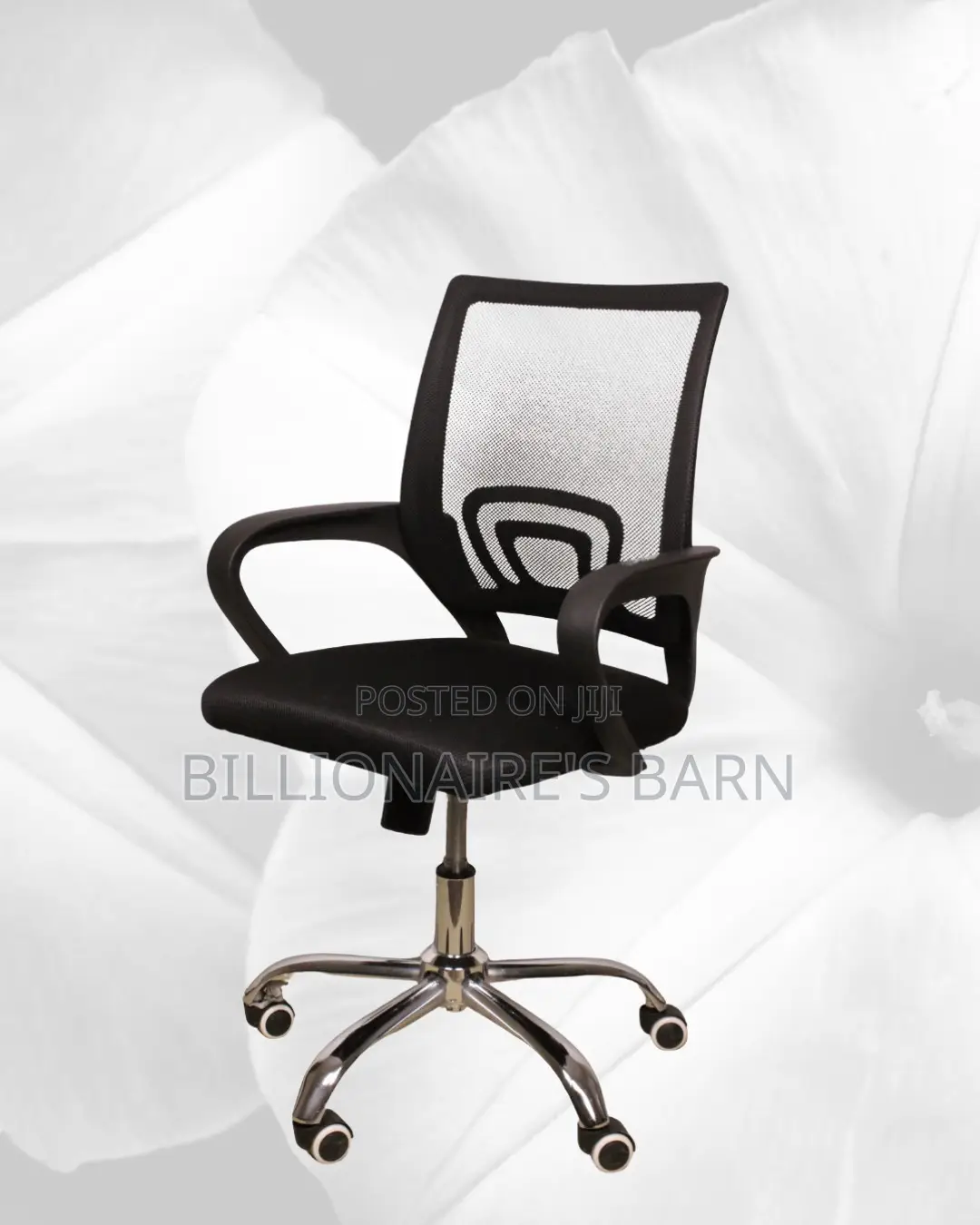 Secretarial Mesh Office Chair | Imported Mesh Backrest