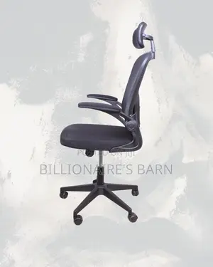 Minimal Grey Ergonomic Office Chair — Easy to Clean