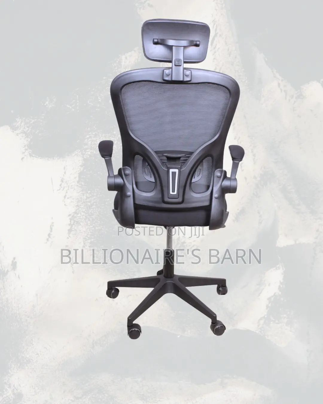 Minimal Grey Ergonomic Office Chair — Easy to Clean