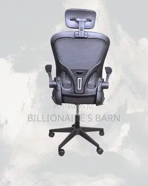 Minimal Grey Ergonomic Office Chair — Easy to Clean