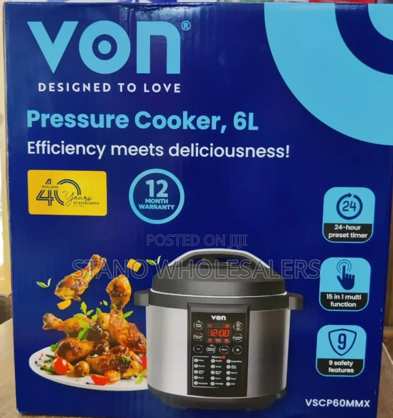 Von Electric Pressure Cooker