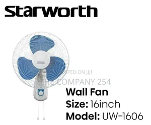 *Starworth Wall Mountable Fan 16"