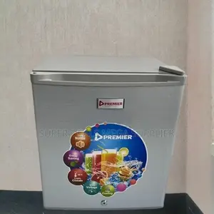 Energy Saving Compact 50 Litres Mini Fridge Lockable Door Silvery