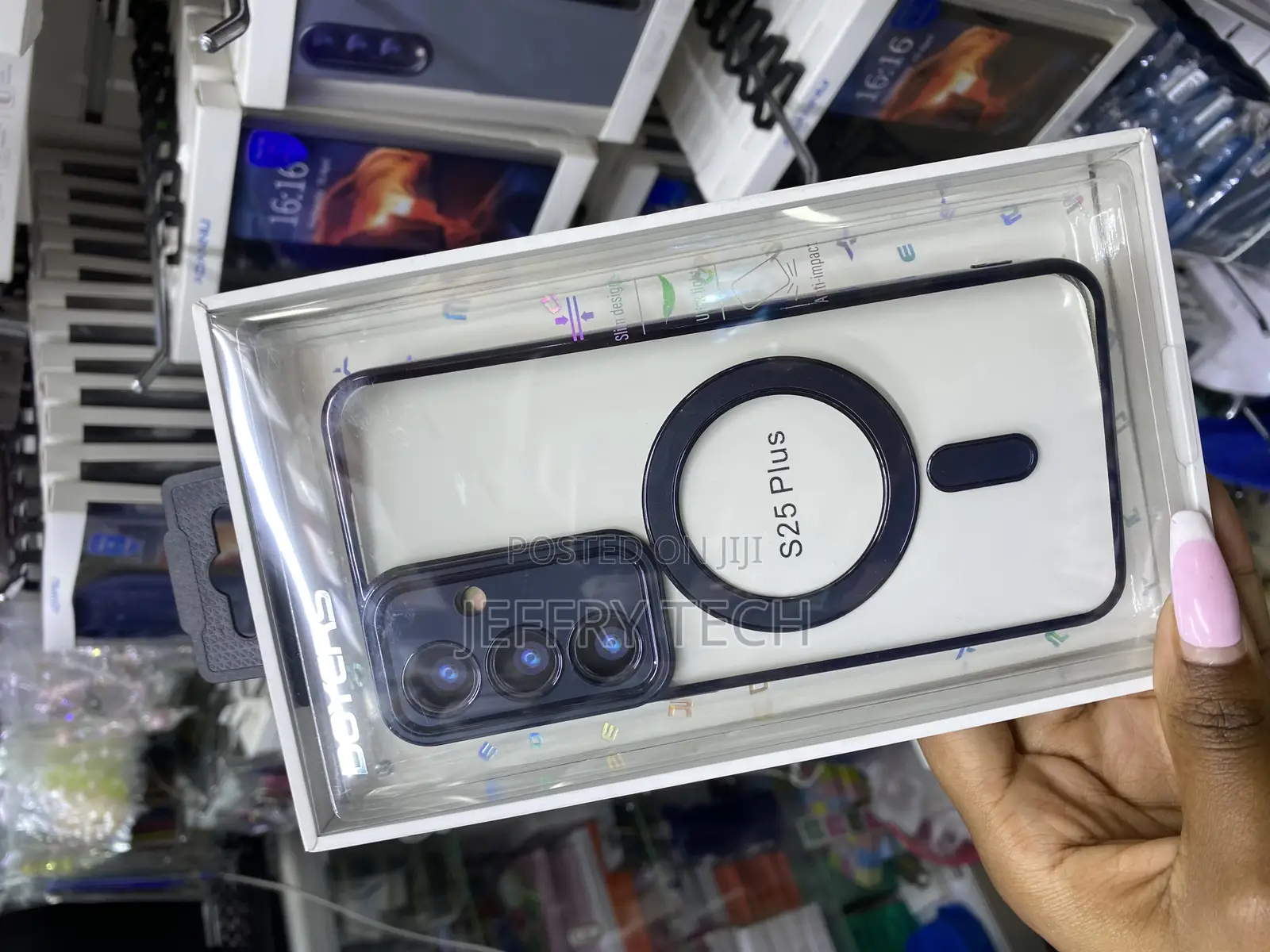 Abspar Samsung Galaxy S25 Plus Magnetic Plating Case