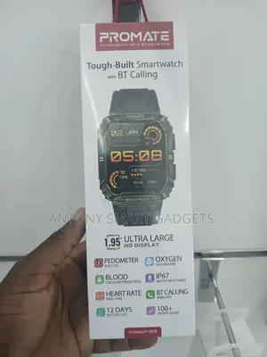 Promate Tough-Built Smartwatch With Bt Calling (Xwatch-S19)