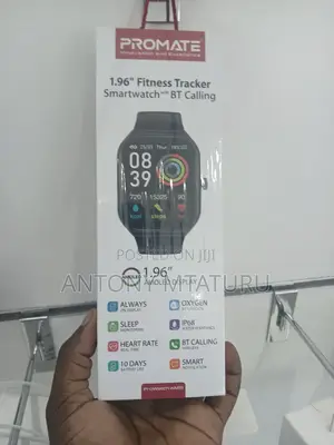 Promate Prowatch-Am19 1.96′′ Fitness Tracker Smartwatch With Bt Call