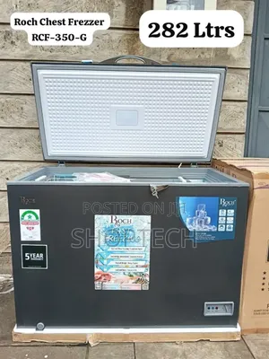 Roch 282 Litres Roch Chest Freezer With Cool Pack Sliding Glass