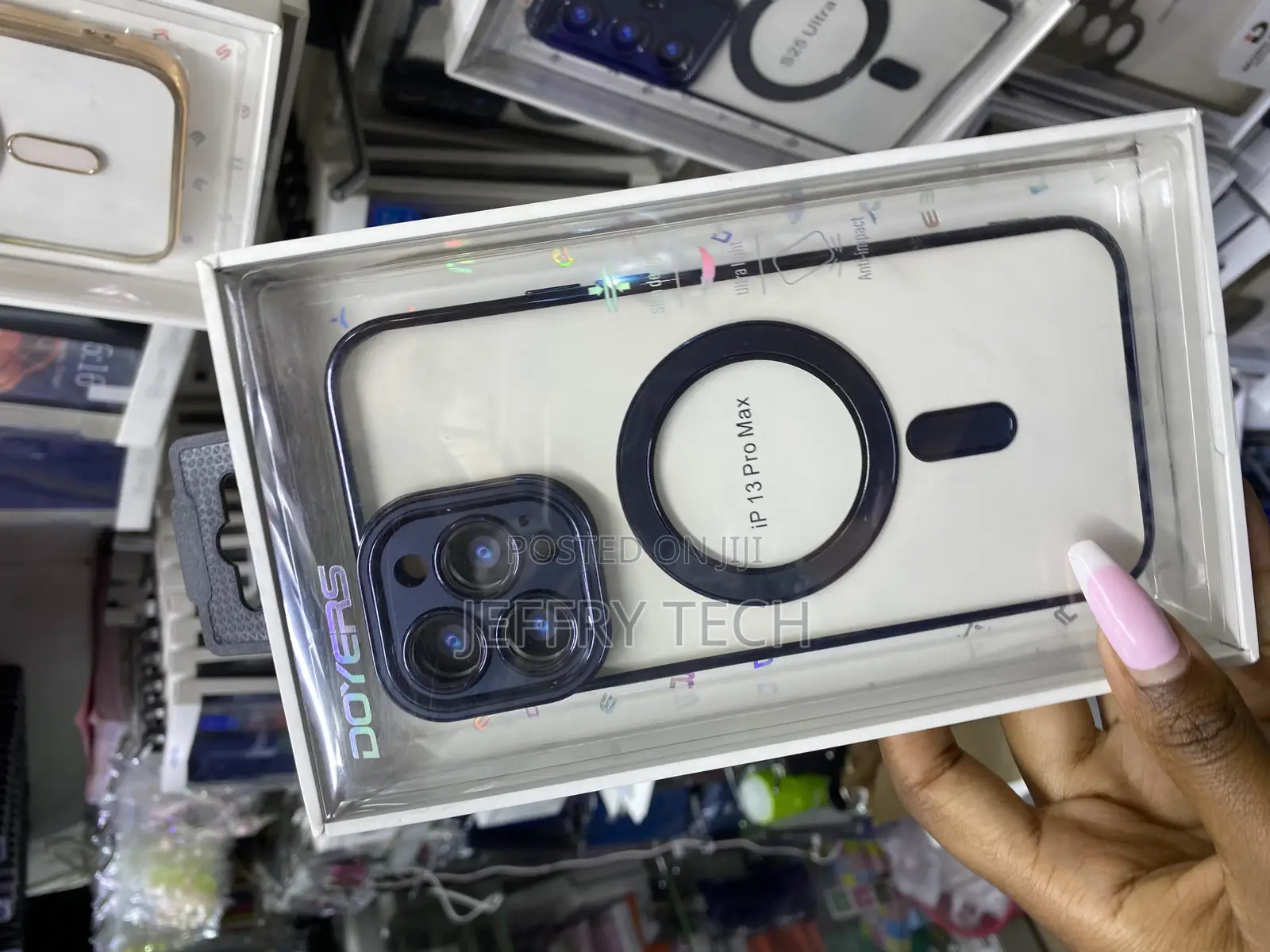 Mgqiling Compatible With iPhone 13 Pro Max Magnetic Plated Case