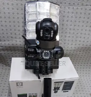 3 Len Solar Street Light With CCTV Camera 4g Pan-Tilt-Zoom(Ptz) Camera